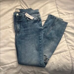 Free People Women's Blue Jeans